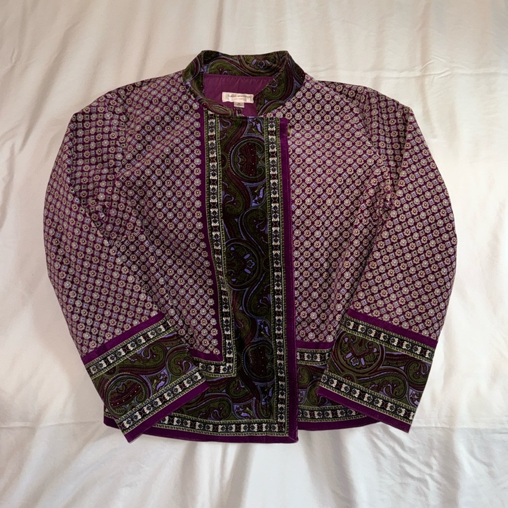 Isaac Mizrahi Velvet Feel Jacket
